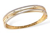 A212-73132: BANGLE BRACELET .91 TW