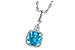 A213-70405: NECK 1.03 BLUE TOPAZ 1.05 TGW