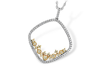 A215-53132: NECK .18 YELLOW DIAS .50 TW
