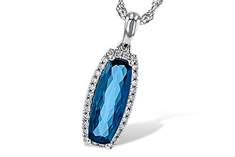 A217-34914: NECK 1.58 LONDON BLUE TOPAZ 1.70 TGW