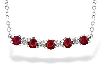 A217-35823: NECK .58 TW RUBY .70 TGW