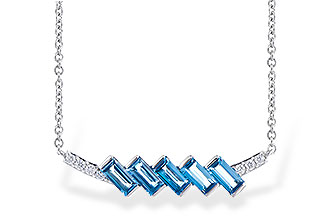 A300-07705: NECK .75 LONDON BLUE TOPAZ .80 TGW