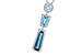 A300-93114: NECK 3.26 TW BLUE TOPAZ 3.50 TGW