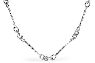 A300-96805: TWIST CHAIN (8IN, 0.8MM, 14KT, LOBSTER CLASP)