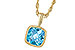 A300-96814: NECKLACE 1.10 CT BLUE TOPAZ