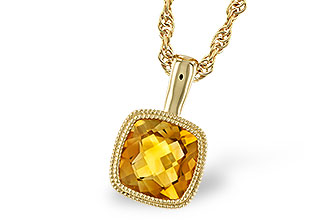 A300-97641: NECKLACE .75 CT CITRINE