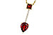 A301-84014: NECKLACE 2.15 GARNET 2.20 TGW