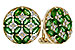A301-84923: EARRINGS 1.66 TW EMERALD 1.96 TGW