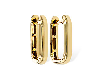 A301-88632: GOLD EARRINGS (15MM)
