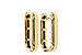 A301-88632: GOLD EARRINGS (15MM)