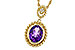A301-90396: NECKLACE 1.38 AMETHYST 1.40 TGW (9x7MM AMY)