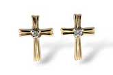 B027-34950: EARRINGS .03 TW