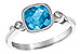 B213-70405: LDS RG 1.66 BLUE TOPAZ 1.71 TGW