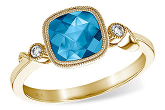 B213-70405: LDS RG 1.66 BLUE TOPAZ 1.71 TGW