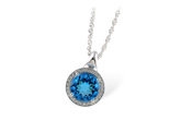 B214-57723: NECK 3.87 BLUE TOPAZ 4.01 TGW