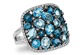 B214-59487: LDS RG 3.67 BLUE TOPAZ 3.94 TGW