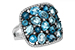B214-59487: LDS RG 3.67 BLUE TOPAZ 3.94 TGW