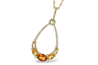 B215-49523: NECK 1.29 CITRINE 1.49 TGW