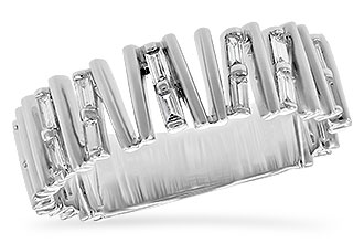 B217-32196: LDS DIA WED RG .24 TW BAGUETTES