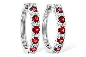 B217-32250: EARR 1.76 RUBY 2.30 TGW