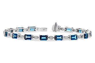 B300-02223: BRACELET 7.90 LONDON BLUE TOPAZ 8.13 TGW