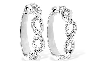 B300-07705: EARRINGS .18 TW