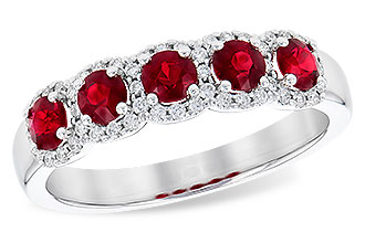 B300-91278: LDS RG .66 TW RUBY .86 TGW