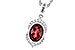 B300-91287: NECK 2.10 GARNET 2.24 TGW