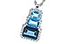 B300-94078: NECK 2.48 TW BLUE TOPAZ 2.64 TGW