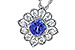 B300-94087: NECK .98 TANZANITE 1.24 TGW (6MM TANZ)