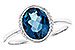 B300-94978: LDS RG 1.90 TW LONDON BLUE TOPAZ 1.93 TGW(9x7 LBT)