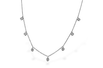 B300-98587: NECKLACE .32 TW (18")