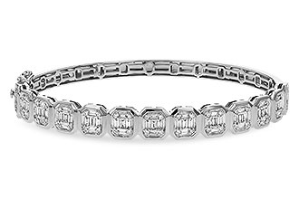 B301-82250: BANGLE .81 TW BAGUETTE 1.00 TW