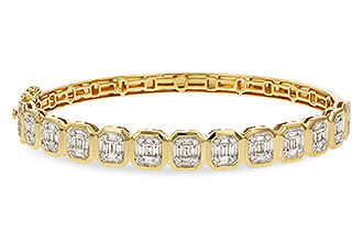 B301-82250: BANGLE .81 TW BAGUETTE 1.00 TW