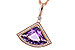 B301-84014: NECKLACE 2.80 AMETHYST 2.97 TGW