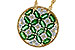 B301-84087: NECK 1.02 EMERALD TW 1.32 TGW