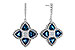 B301-86741: EARRINGS 1.73 LONDON BLUE TOPAZ 1.82 TGW
