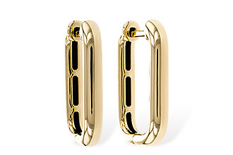 B301-87723: GOLD EARRINGS (18MM)