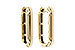 B301-87723: GOLD EARRINGS (18MM)