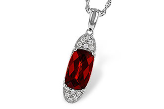 B301-88559: NECK 2.45 GARNET 2.55 TGW