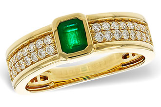 B301-88623: LDS RG .42 EMERALD .75 TGW (5x4MM EM)