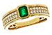 B301-88623: LDS RG .42 EMERALD .75 TGW (5x4MM EM)