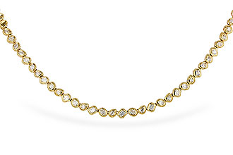 B301-89532: NECKLACE 2.25 TW FANCY CUT DIAS (17.25")