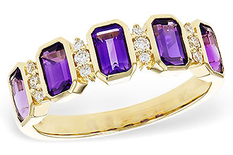 B301-90396: LDS RG 1.18 TW AMETHYST 1.30 TGW