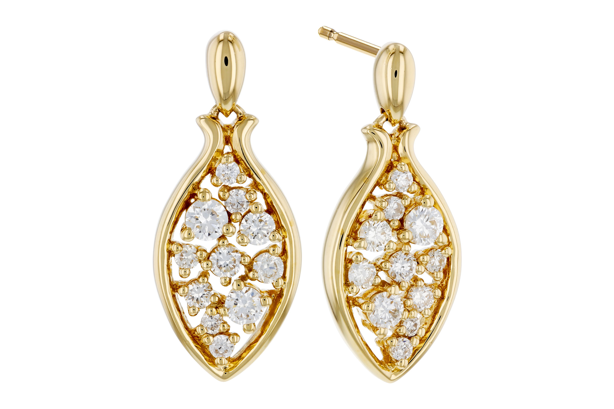 B302-74932: EARRINGS .40 TW