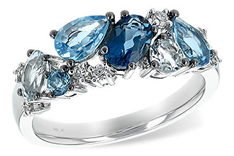 C216-36814: LDS RG 2.05 BLUE TOPAZ 2.16 TGW