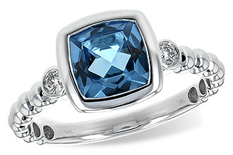 C216-38605: LDS RG 1.57 BLUE TOPAZ 1.65 TGW