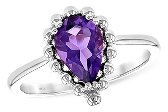 C216-40432: LDS RING 1.06 CT AMETHYST