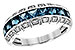 C217-27687: LDS WED RG 1.51 LONDON BLUE TOPAZ 1.60 TGW