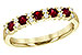 C217-28632: LDS WED RG .44 RUBY .58 TGW